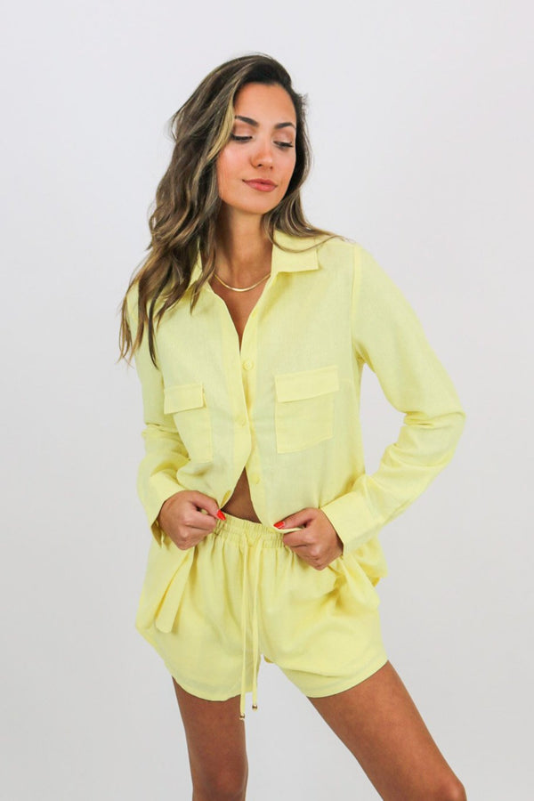 Aspen Shirt | Lemon