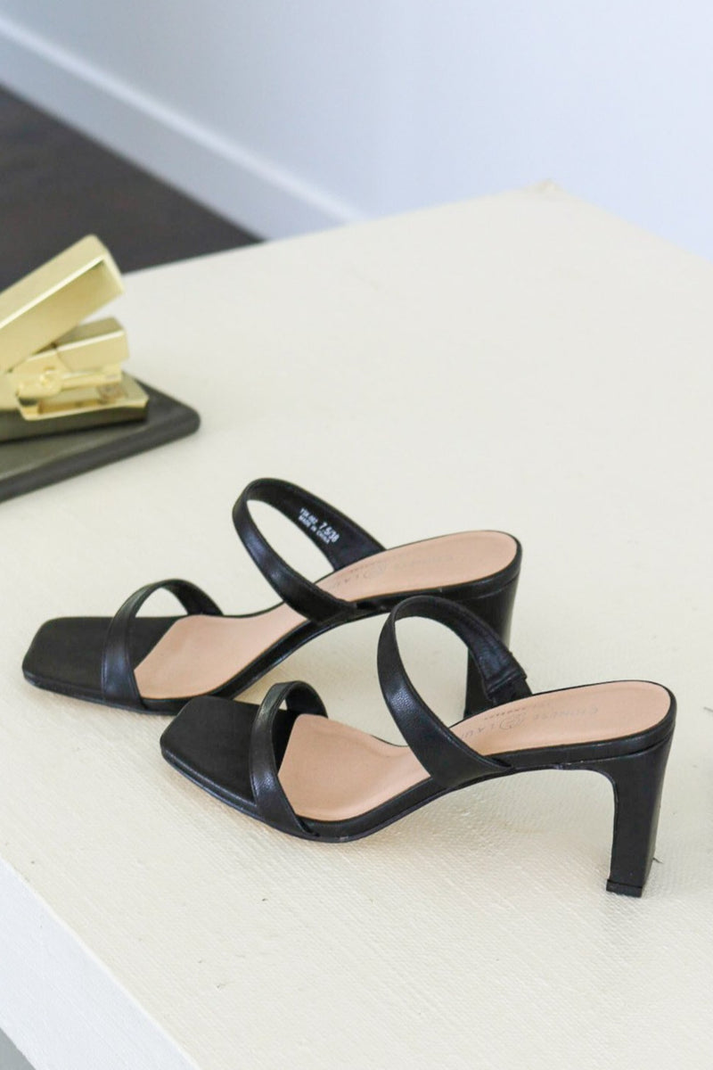 Yanti Slide Heel | Black