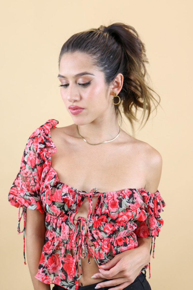 Heart Eyes Floral Top | Imperial Mum