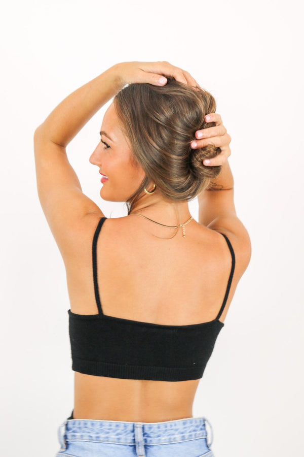 Colby Knit Tank Top | Black