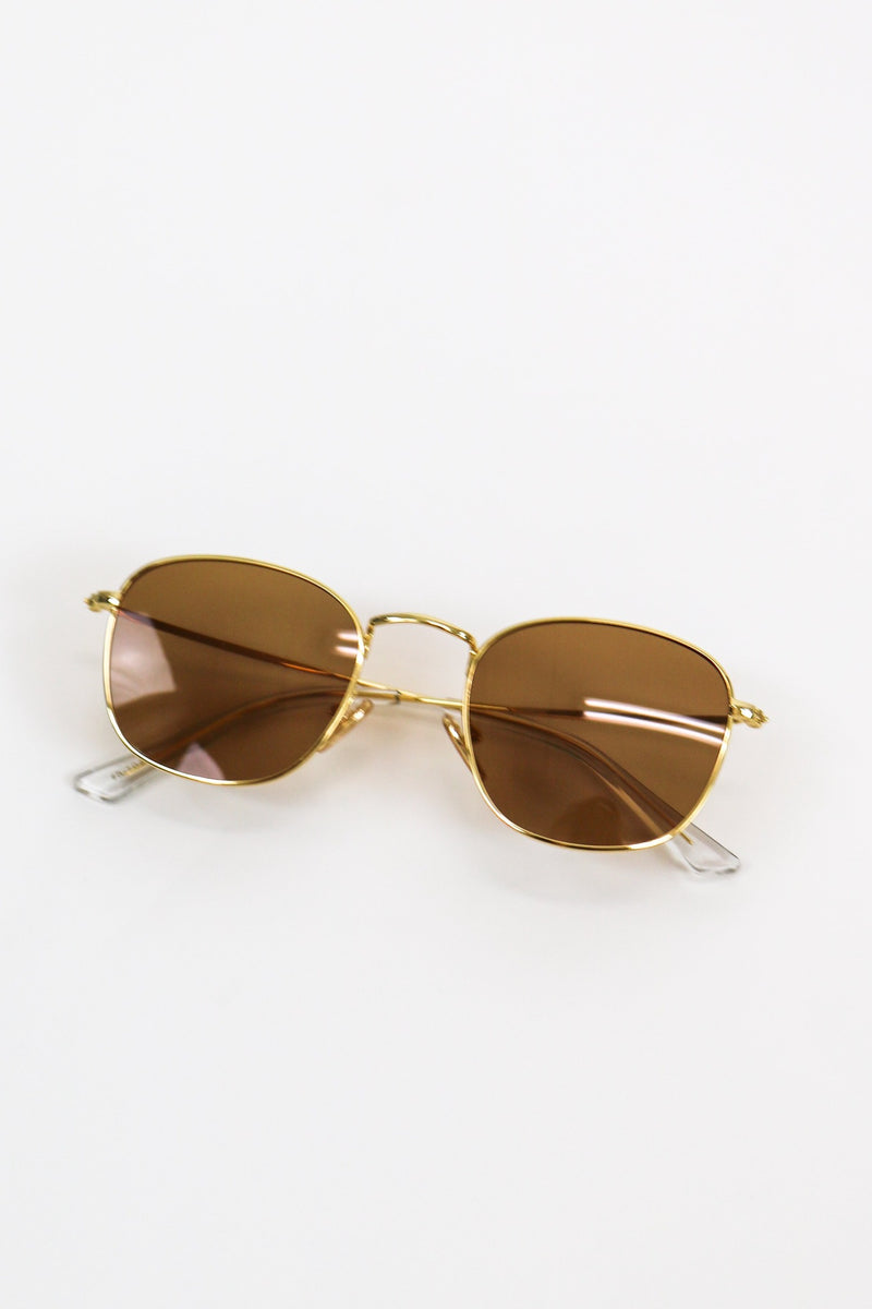 The Turlington Sunglasses | Gold|Brown