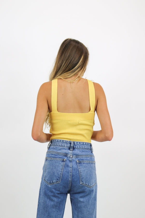 Sunrise Ring Halter Top | Honey