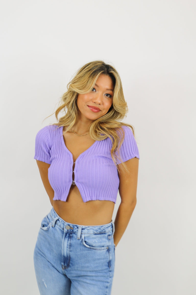 Isa Crop Top | Iris