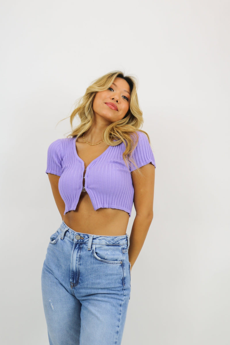 Isa Crop Top | Iris