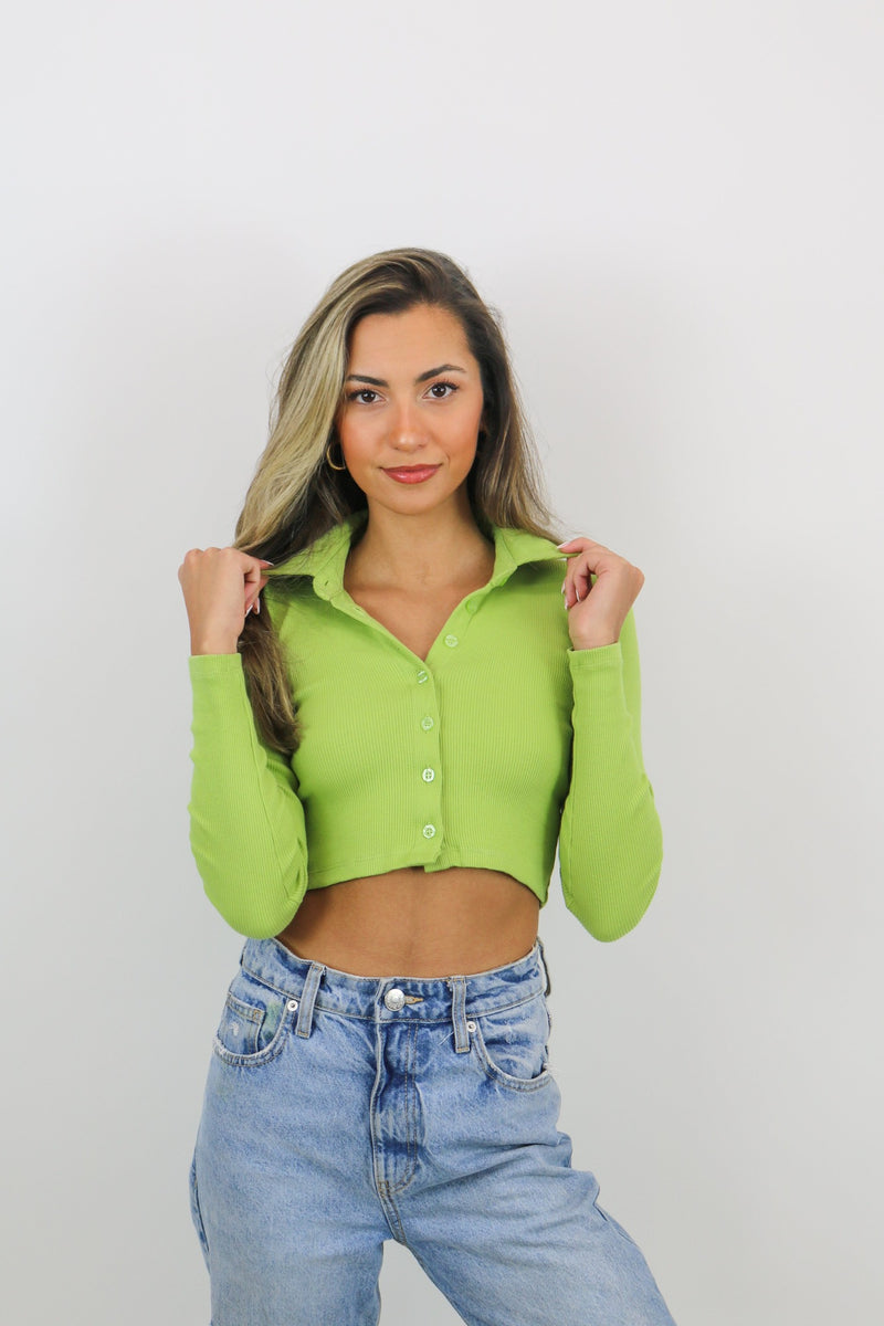 Ryals Top | Leaf Green | Motel