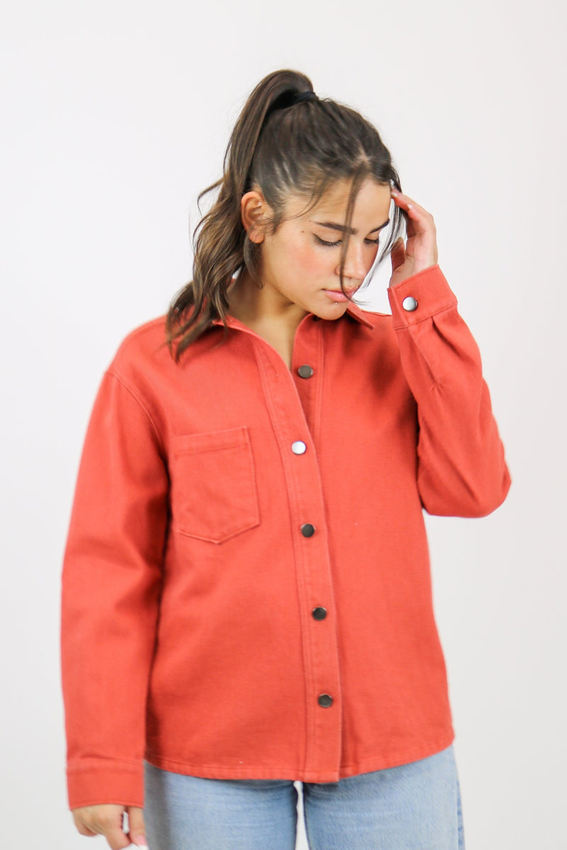 The Camryn Jacket | Brick