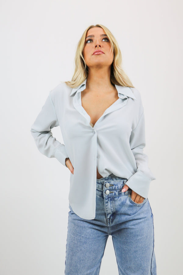 The Mala Top | Light Grey