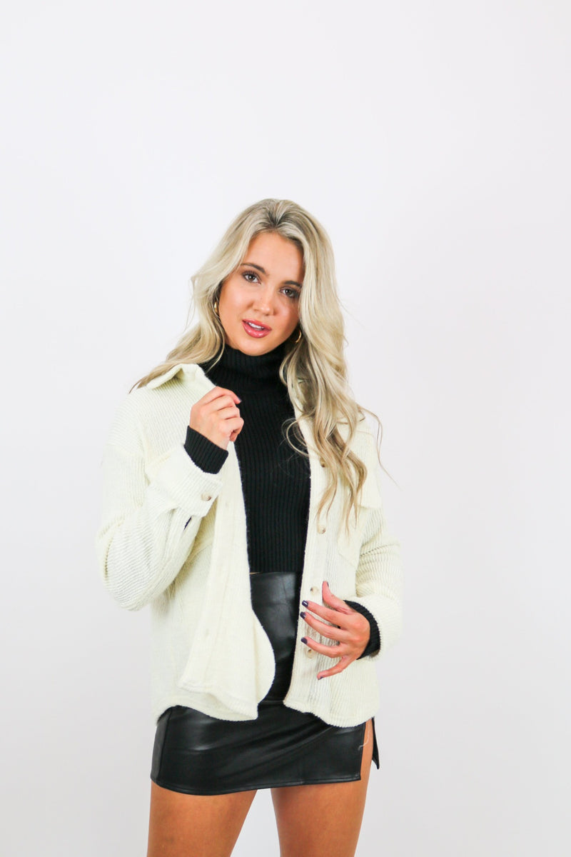 Cloud Nine Knit Jacket | Cream