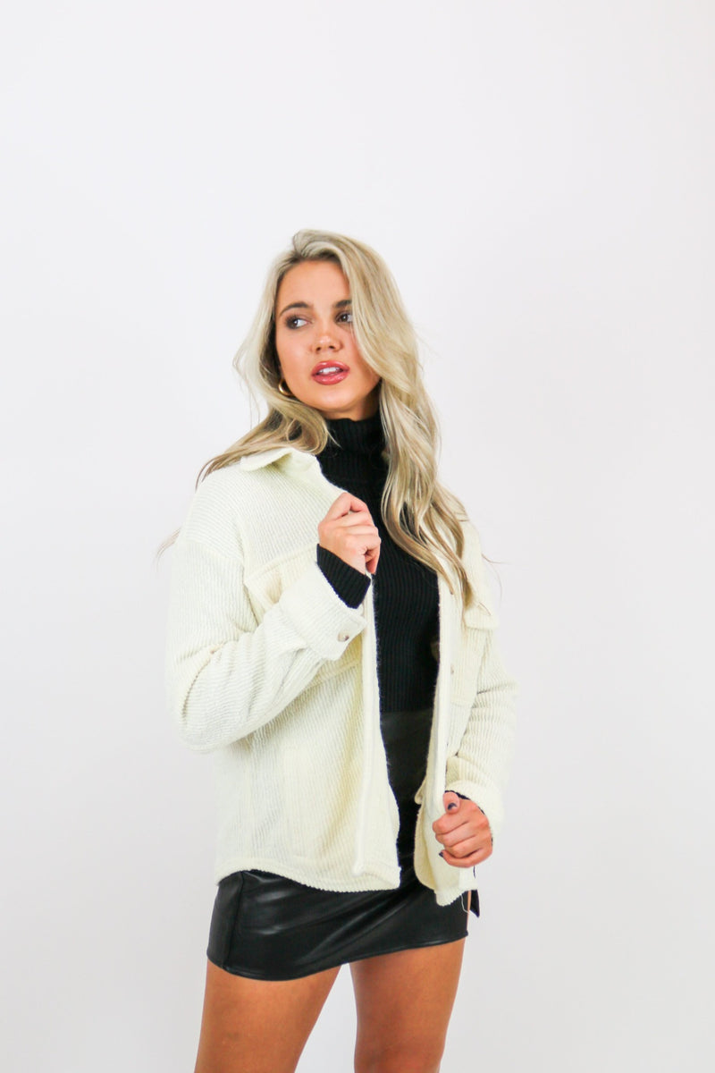 Cloud Nine Knit Jacket | Cream