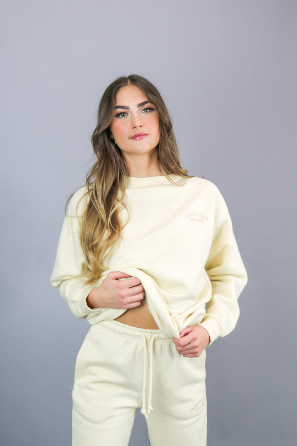 Megan Oversized Sweatshirt | Cream