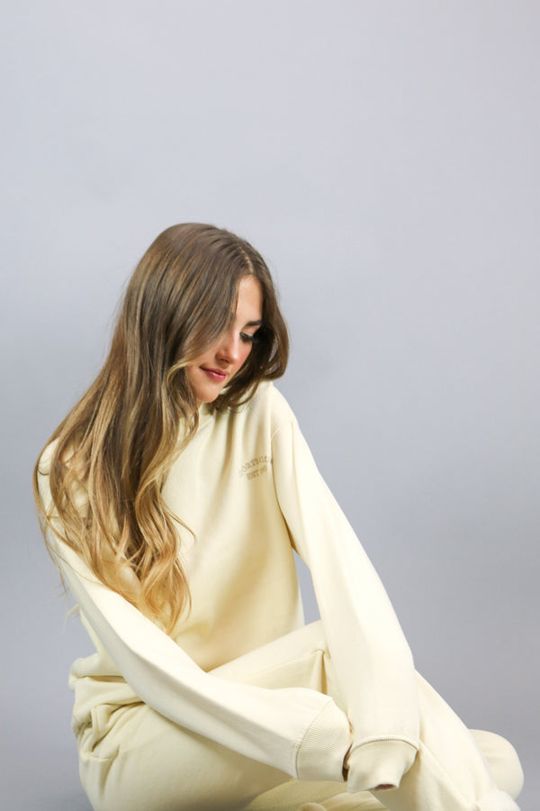 Megan Oversized Sweatshirt | Cream