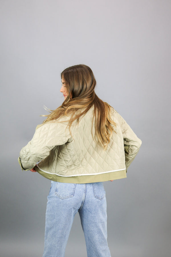 Everything I Want Quilted Jacket | Olive