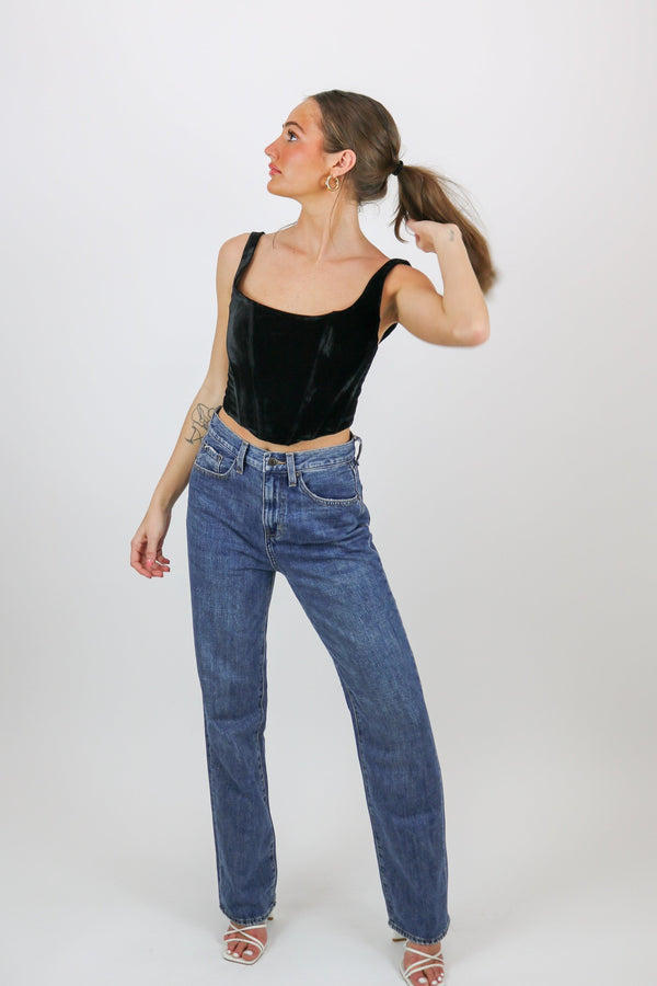 Cassie Super High Rise Straight Jean | Tilburry | Pistola