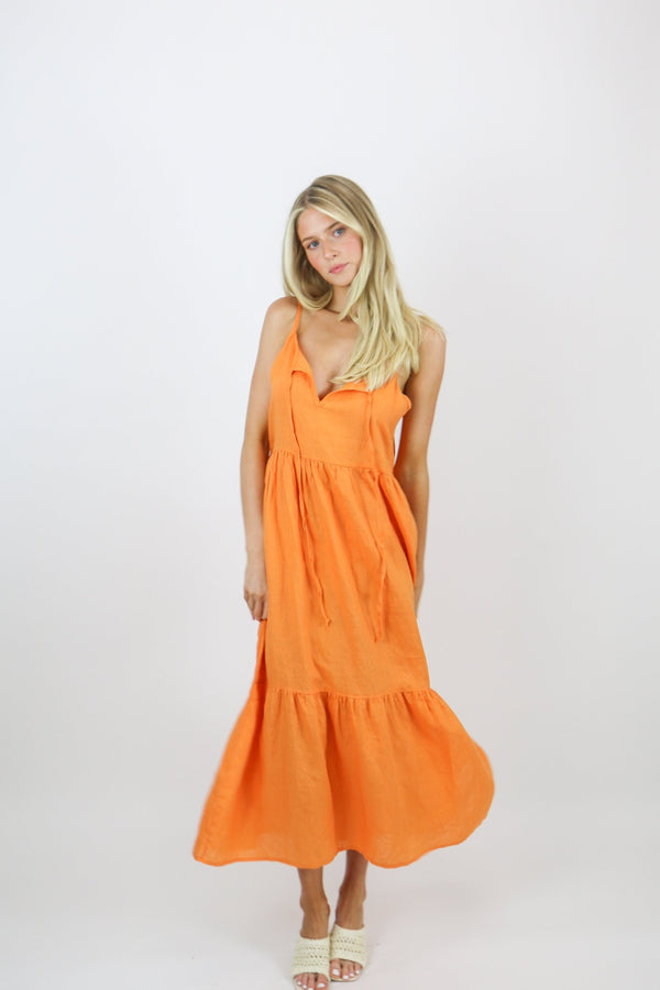 Chloe Maxi Dress | Orange