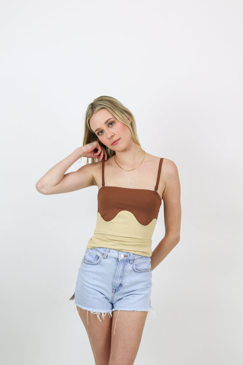 Dani Knit Top | Coffee