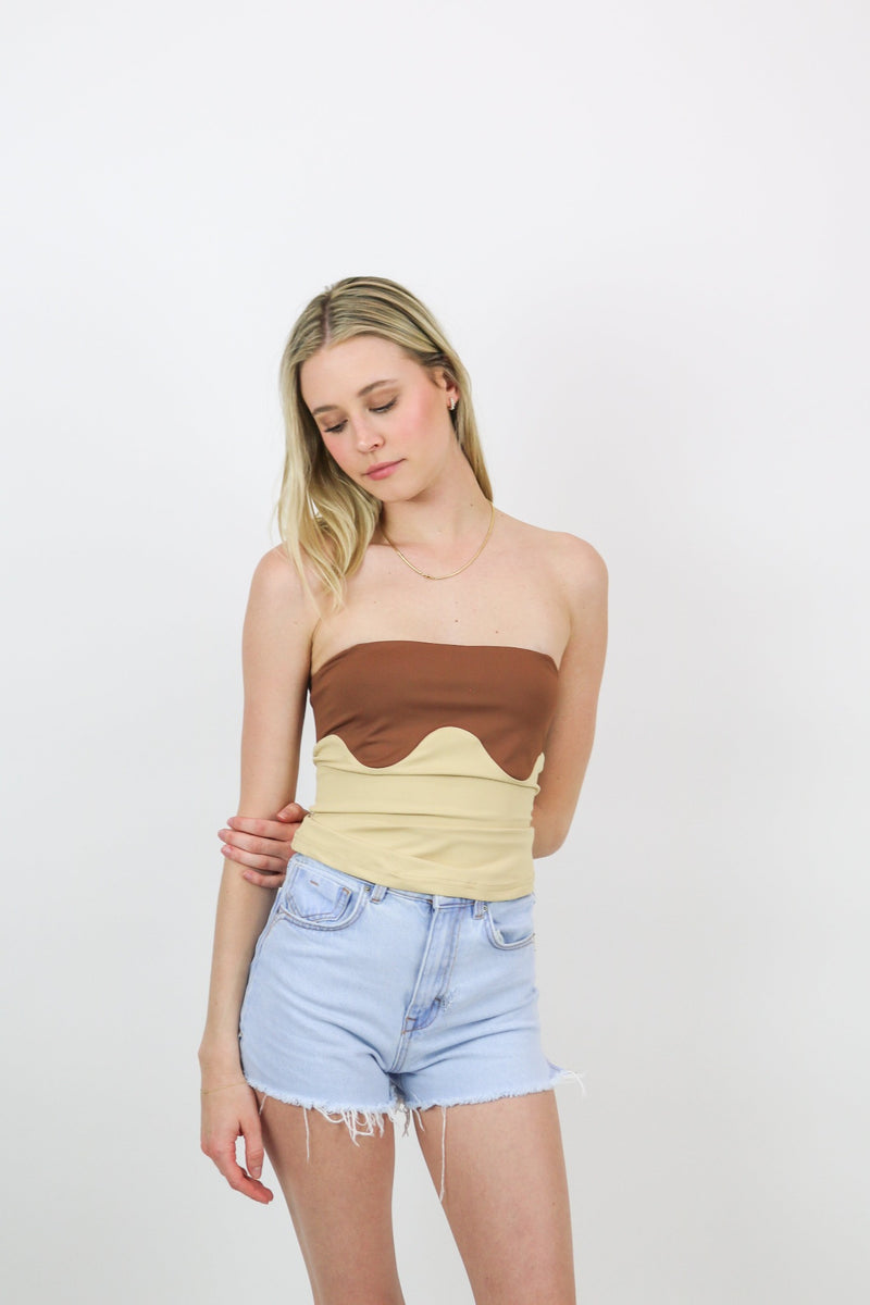 Dani Knit Top | Coffee