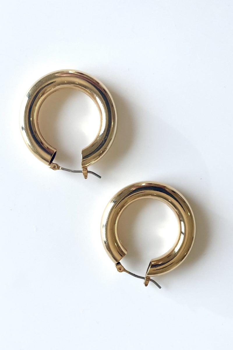 Chunky Hoops | Gold