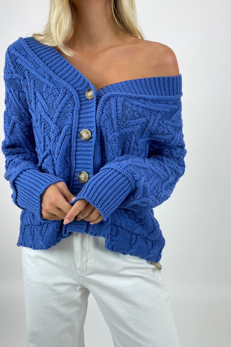 Remy Cardigan | Cobalt