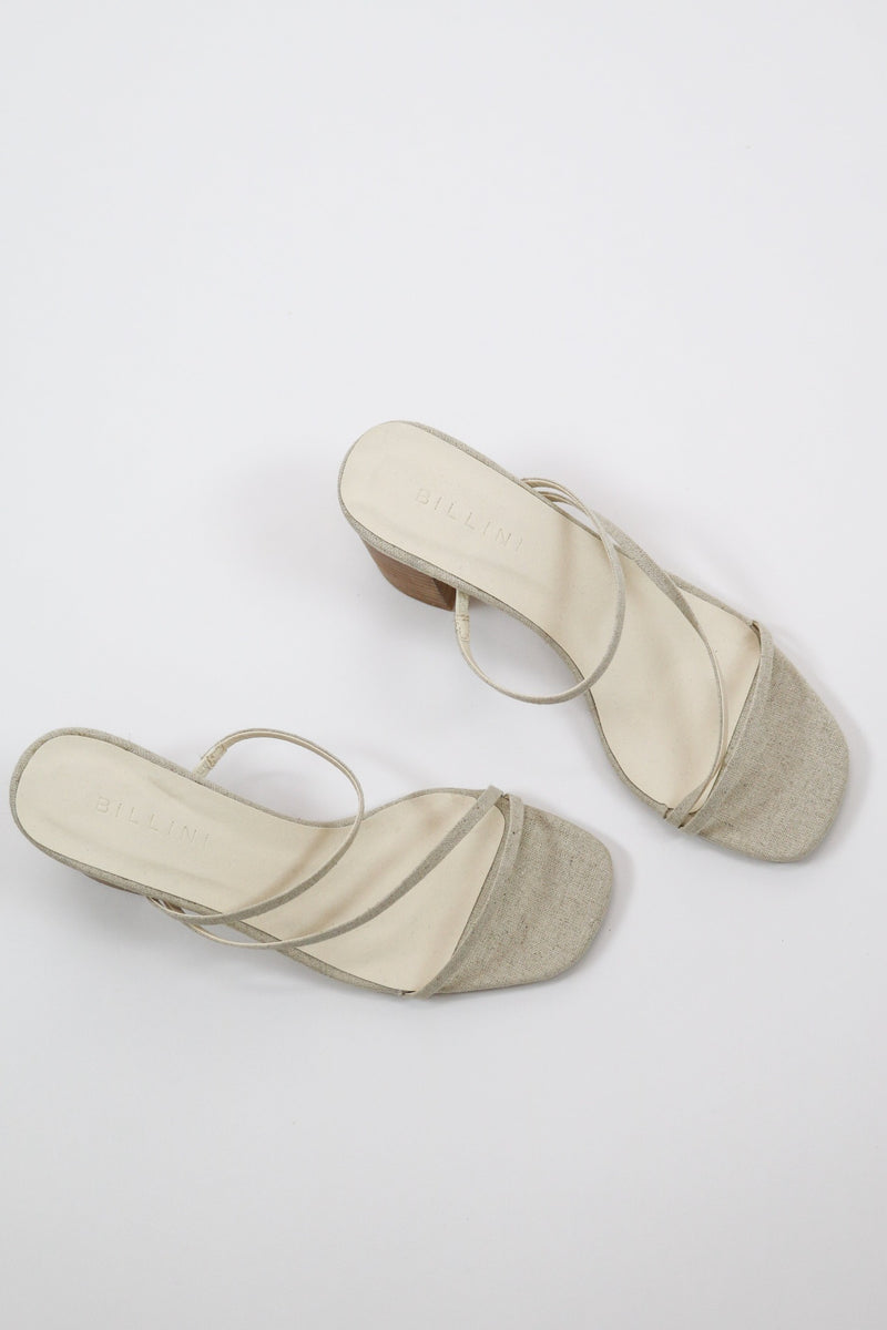 Yazmin Heel | Sand Linen | Billini