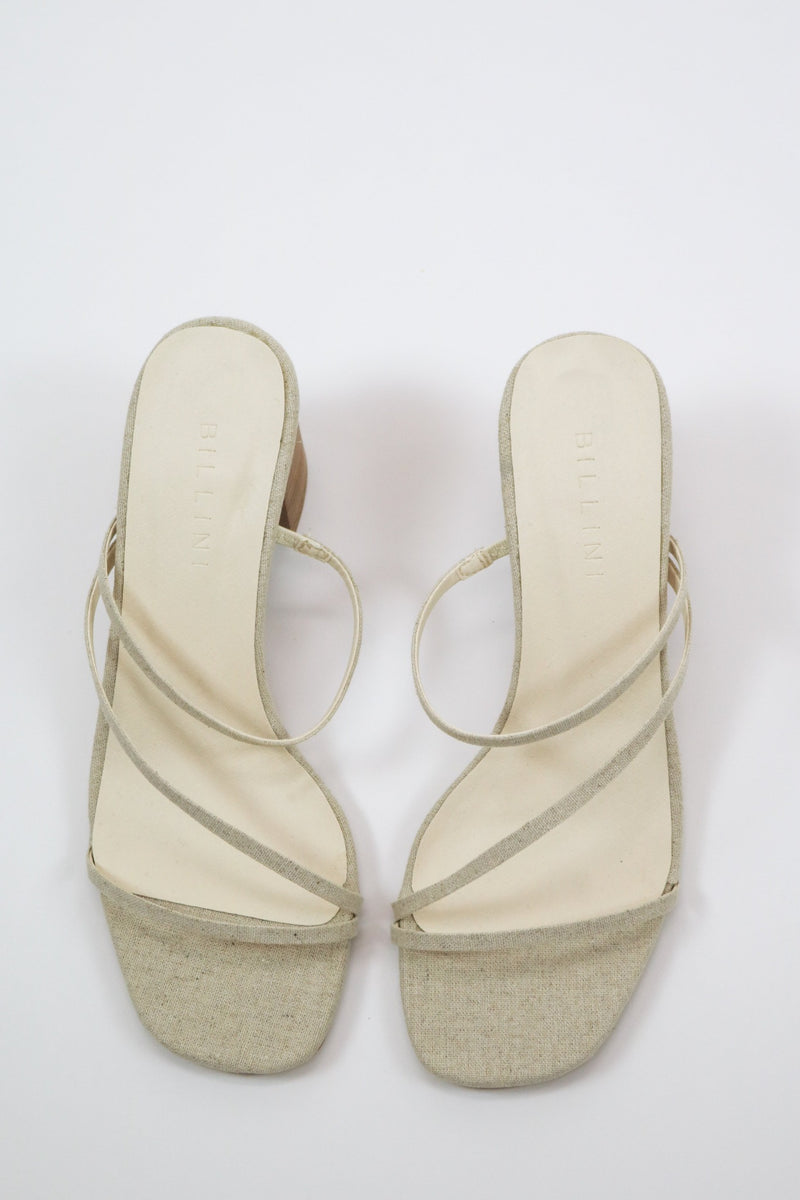 Yazmin Heel | Sand Linen | Billini