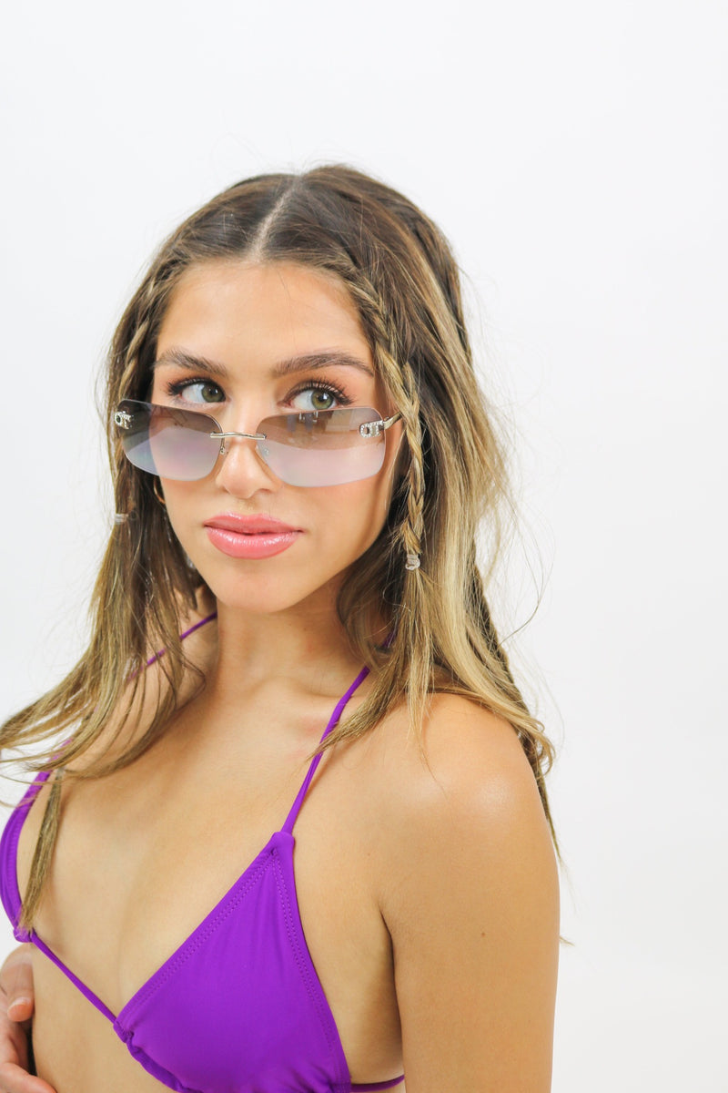 Cara Sunglasses | Silver