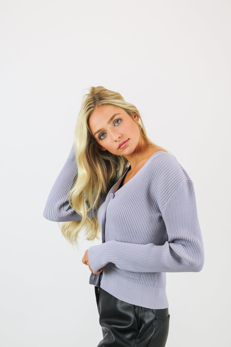 Noor Cardigan | Lilac