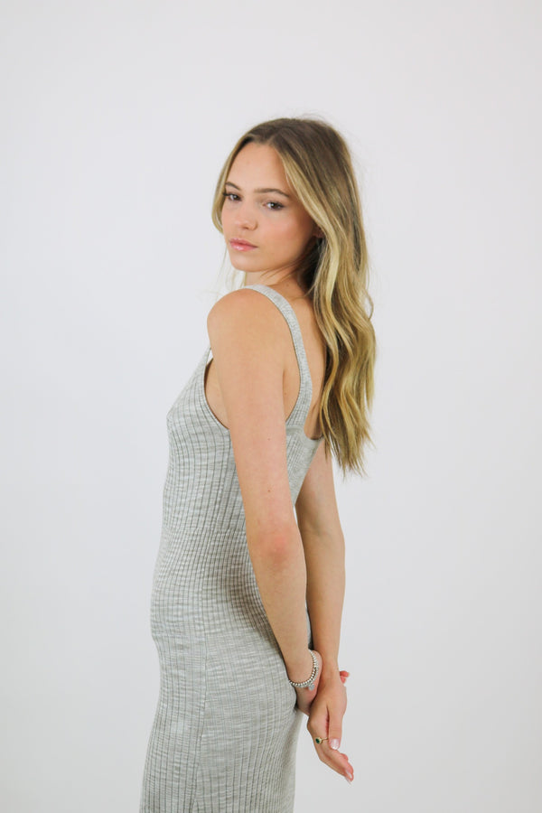 Sunday Midi Dress | Heather Grey