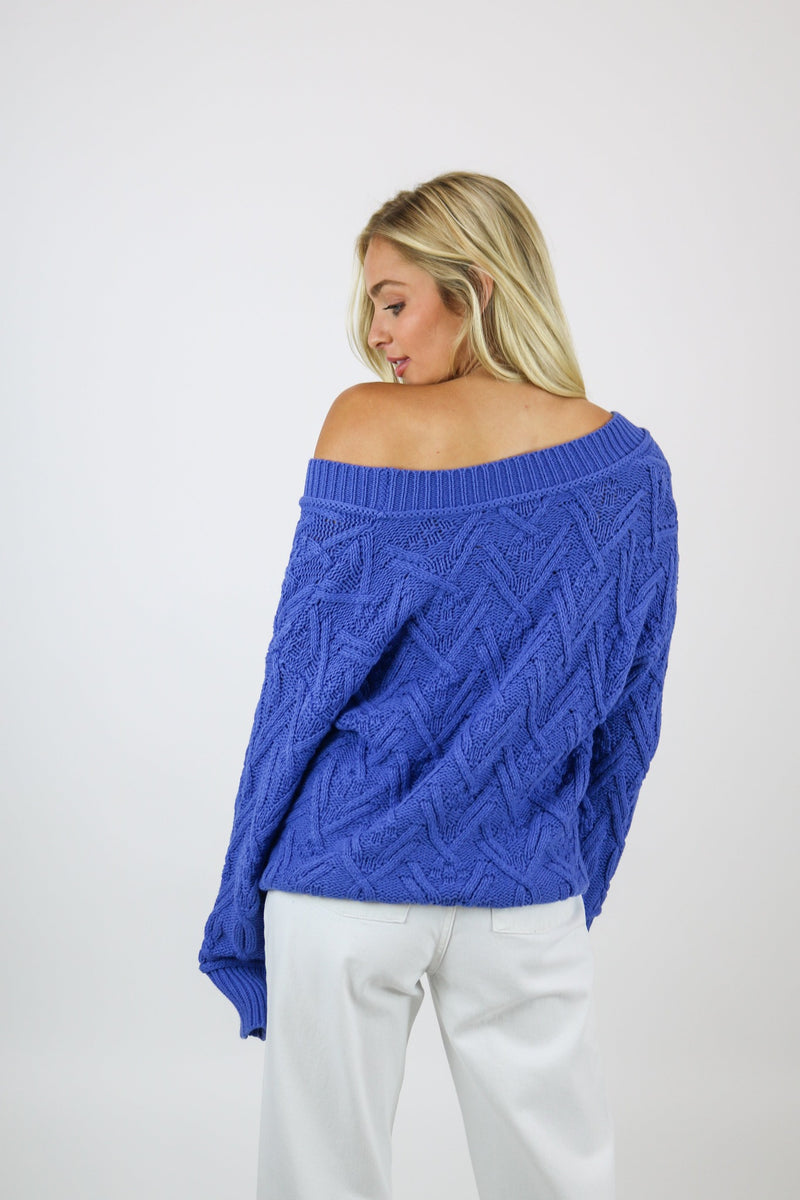 Remy Cardigan | Cobalt