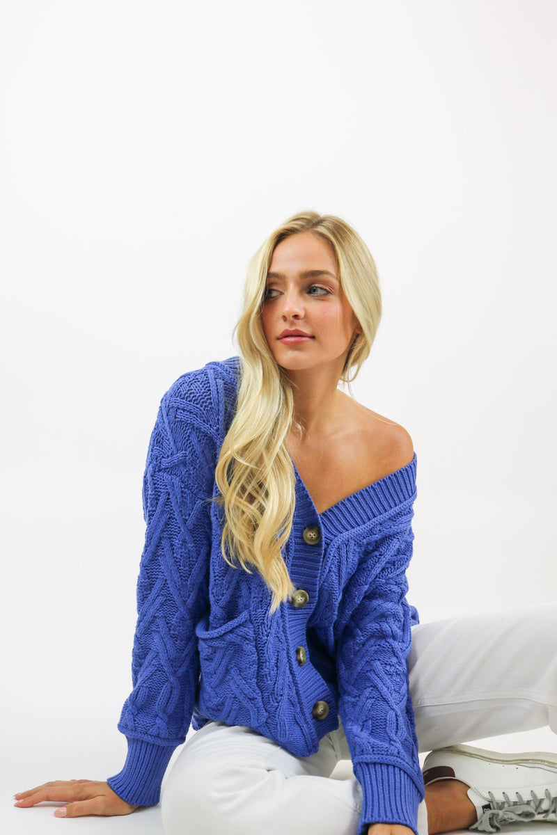 Remy Cardigan | Cobalt