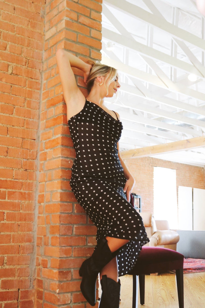 Zandrea Dress | Polka Dot