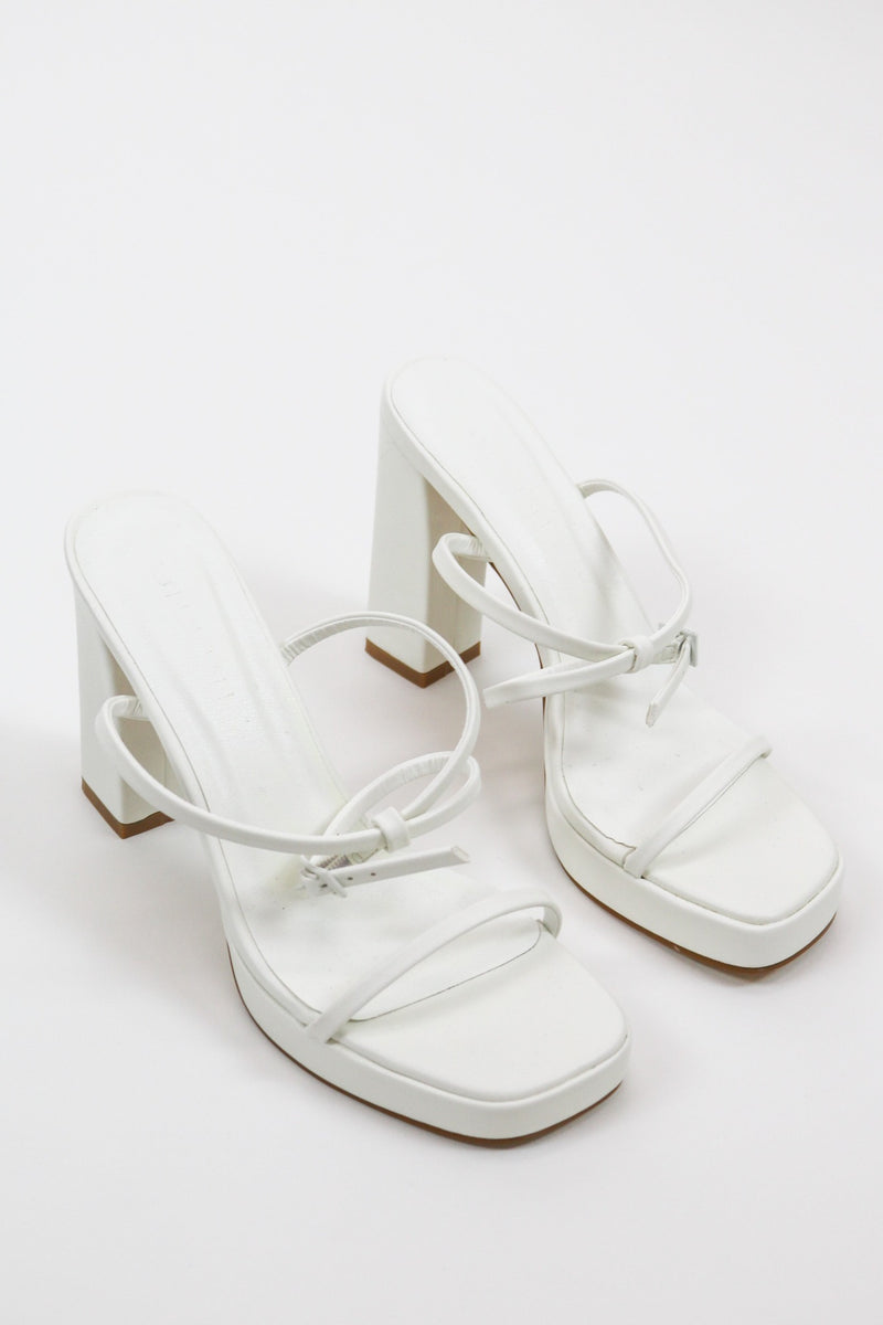 Tahni Heel | White | Billini