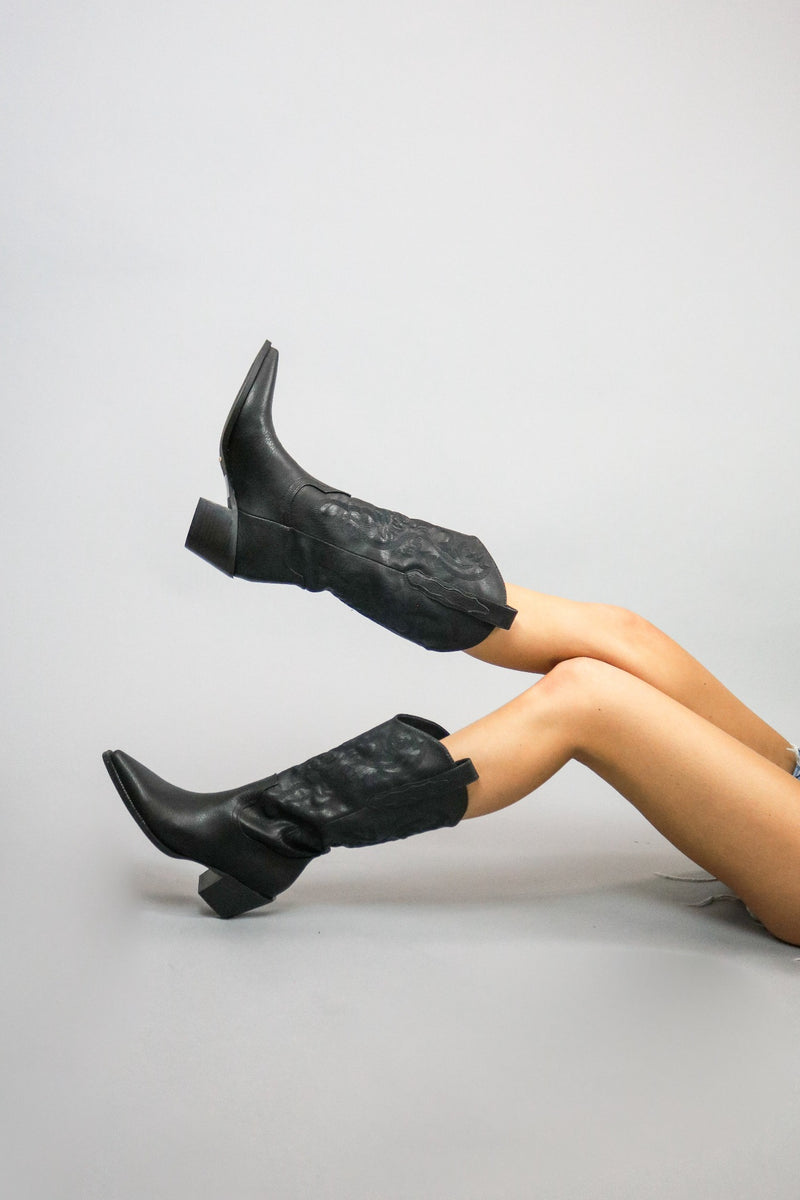 Danilo Cowgirl Boot | Black | Billini