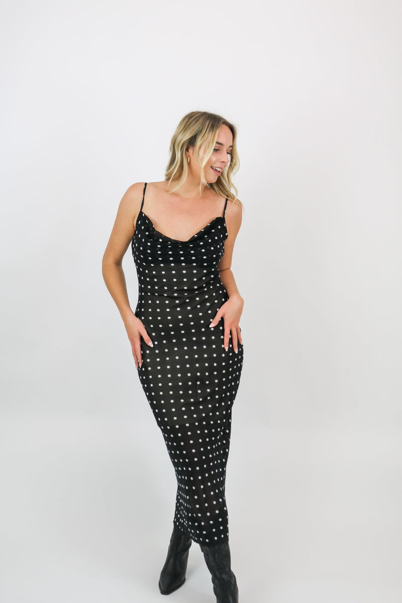 Zandrea Dress | Polka Dot