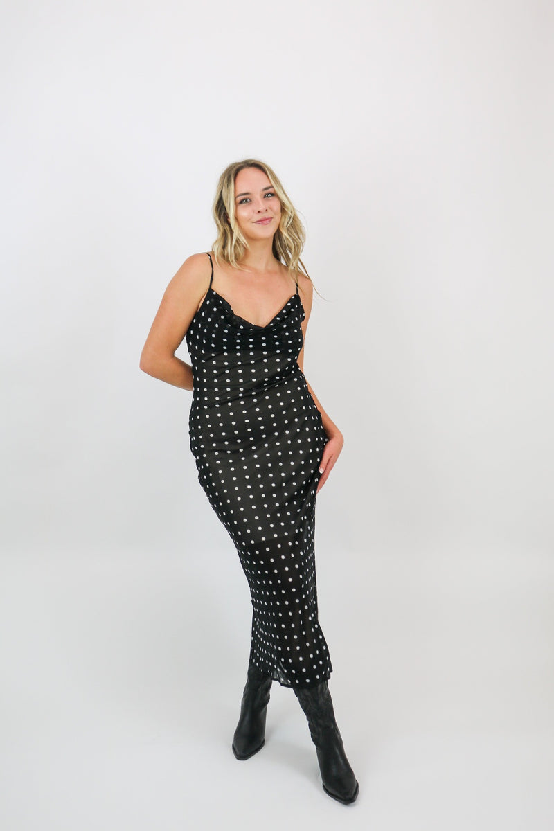 Zandrea Dress | Polka Dot