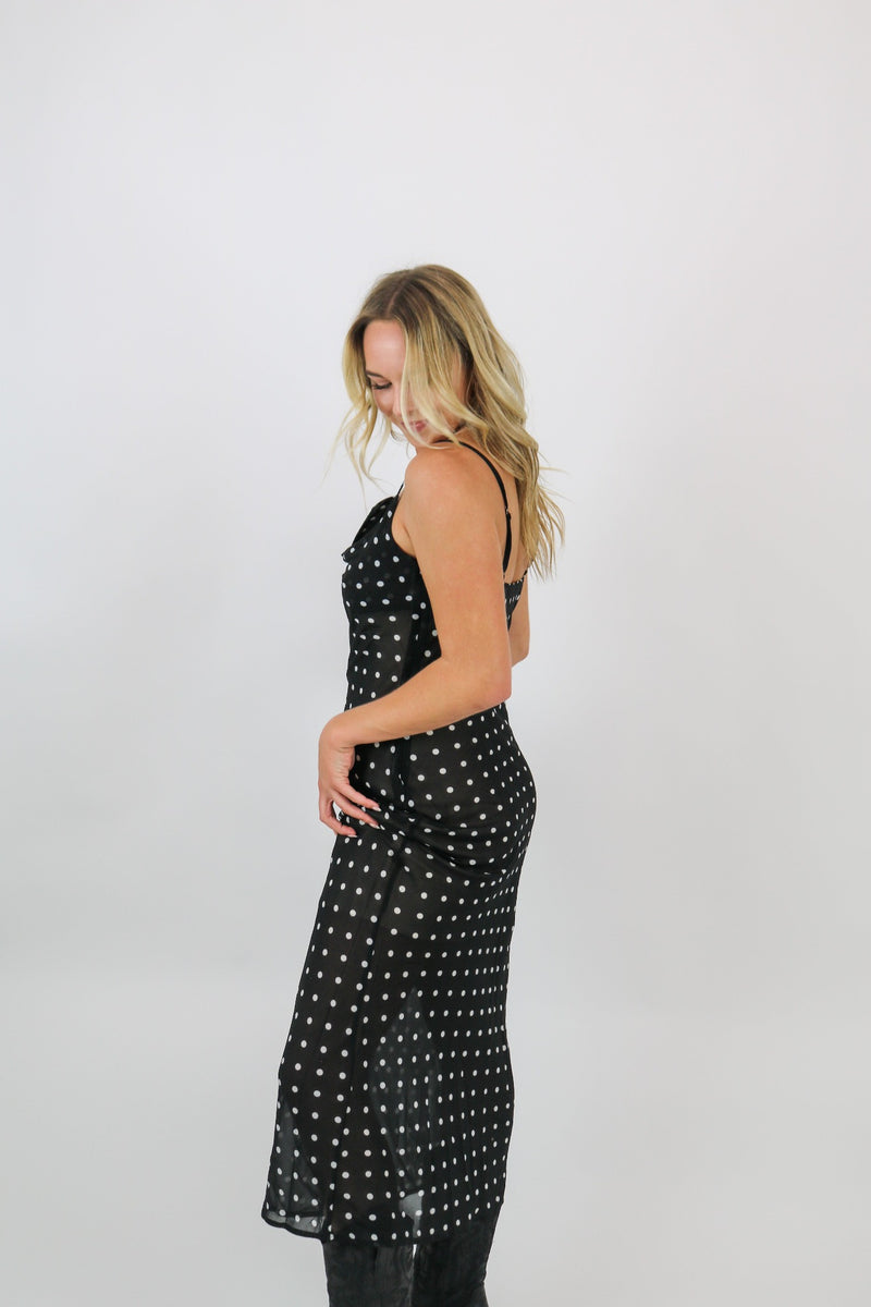 Zandrea Dress | Polka Dot