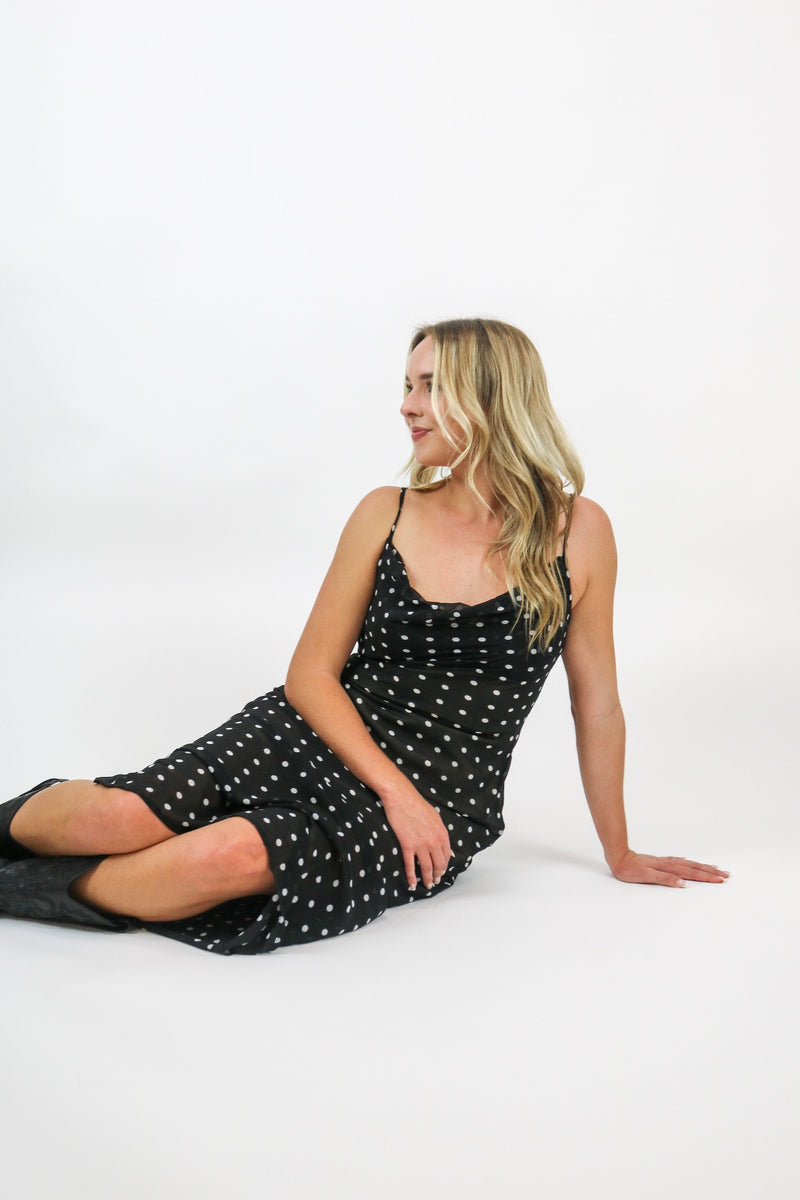 Zandrea Dress | Polka Dot