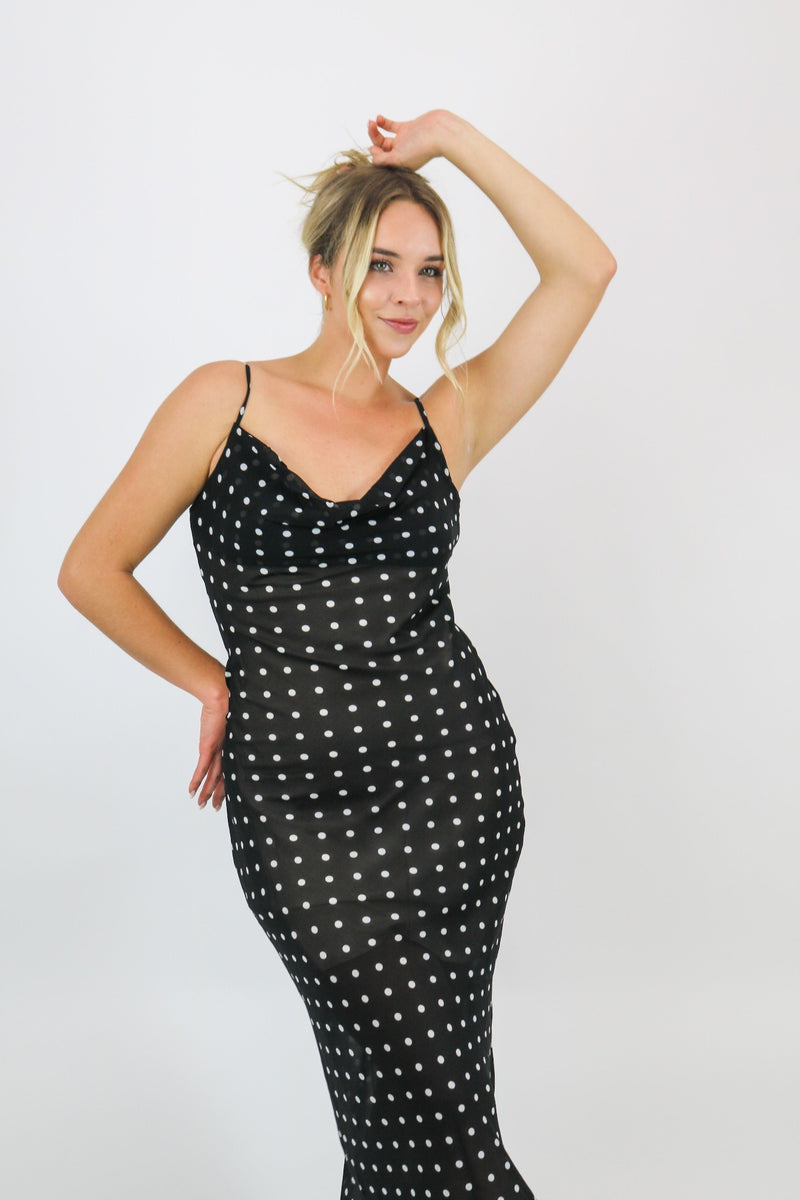 Zandrea Dress | Polka Dot