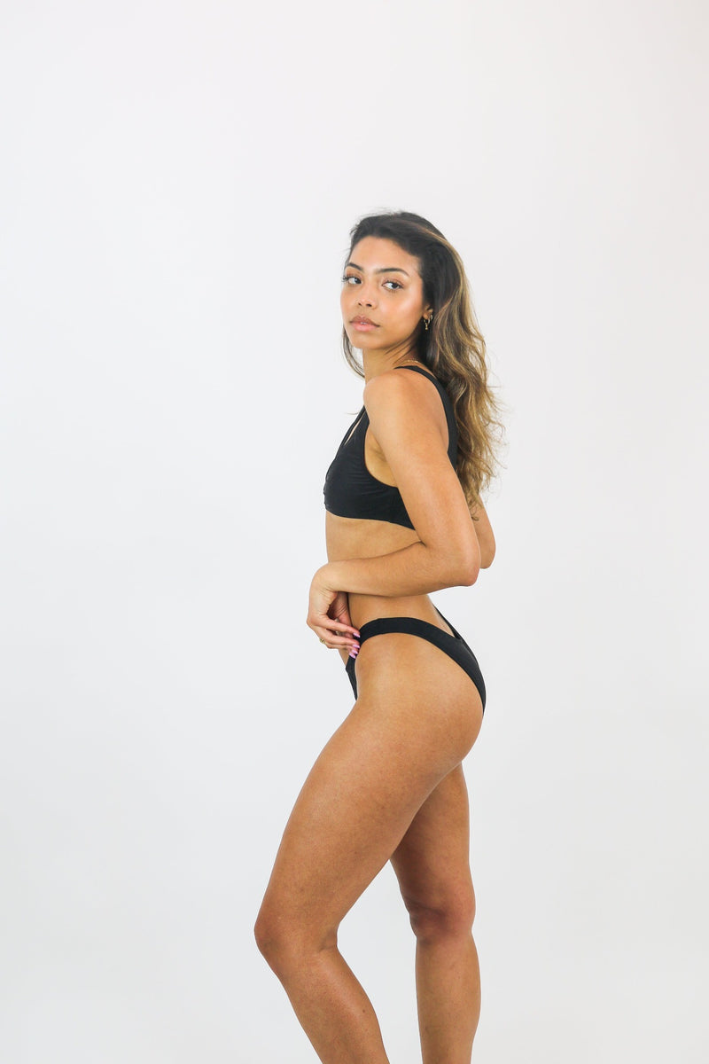 Farida Bikini Bottom | Black